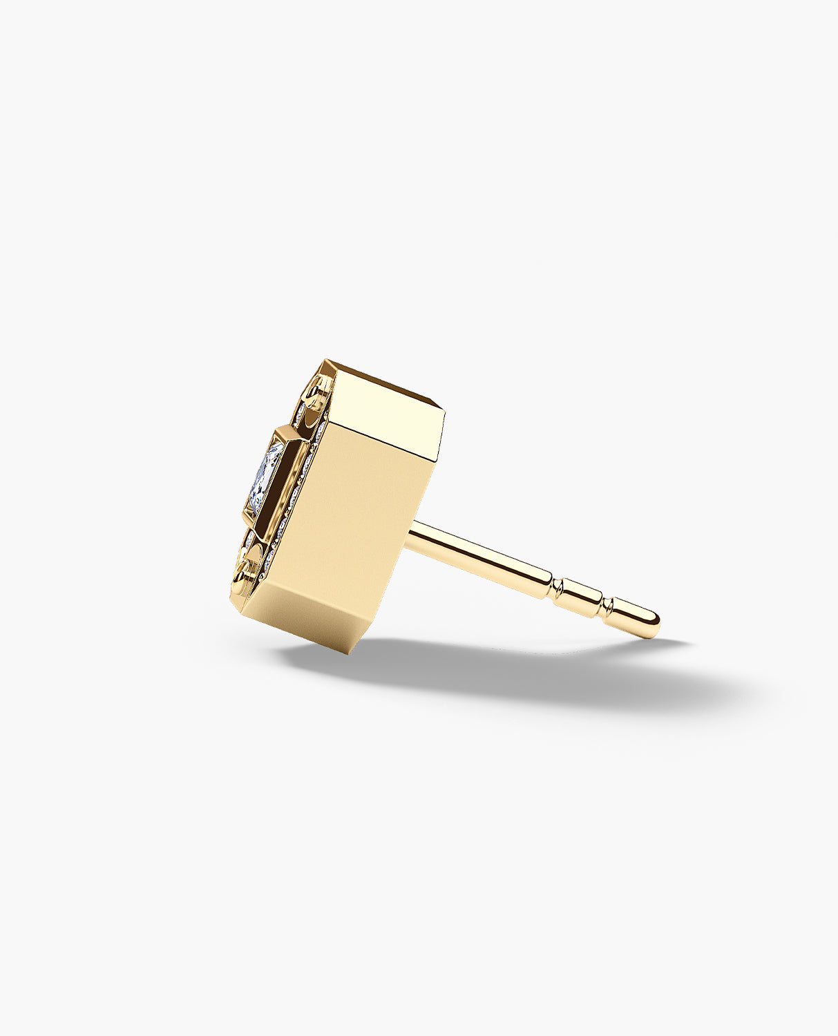 BRIGGS Gold Single Stud Earring with 0.18ct Diamonds