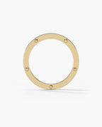 NORSE Gold Ring with Diamond - 2.5mm