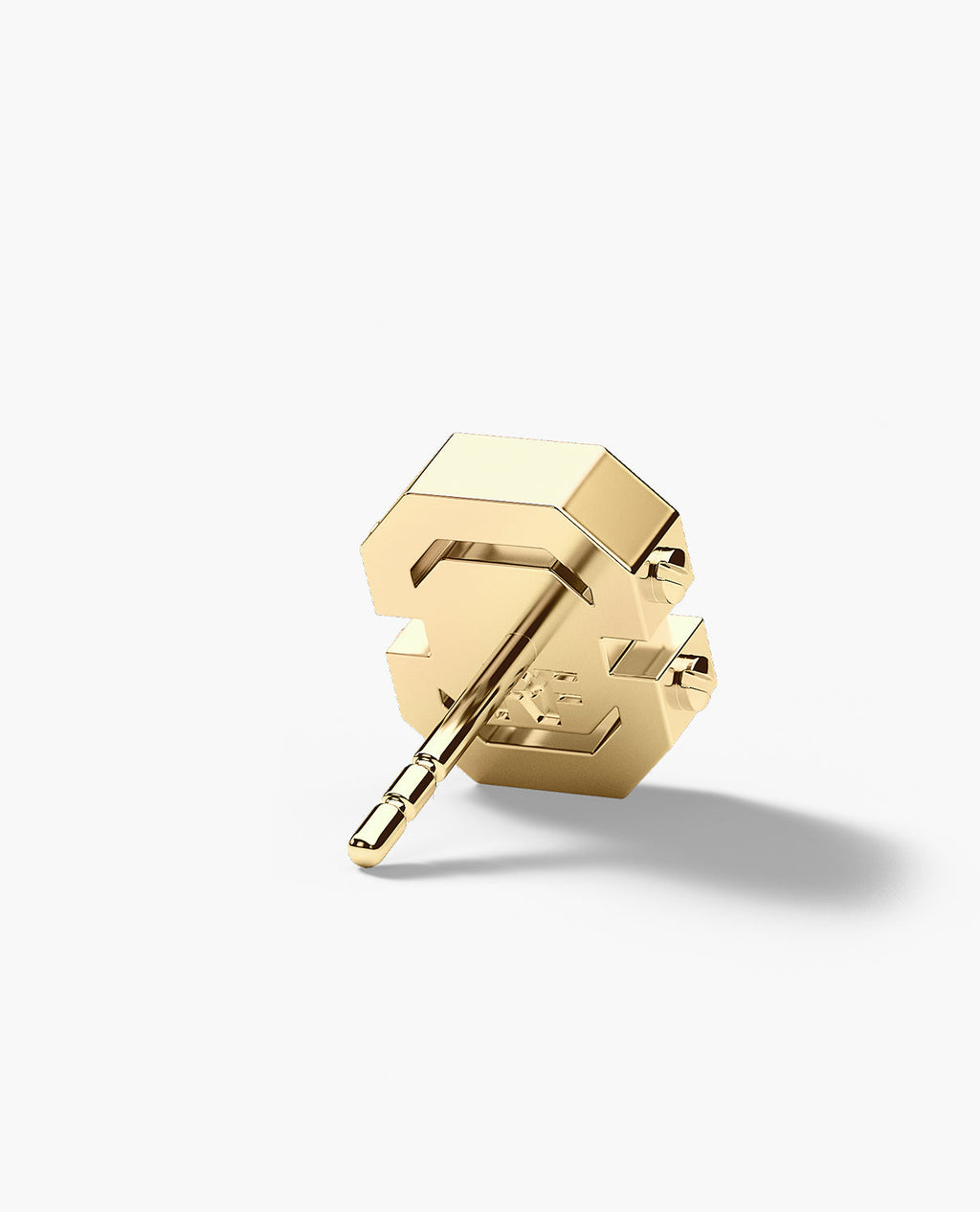 LA PAZ Gold Single Stud Earring with 0.17ct Diamonds