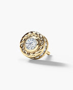 ROPES Gold Single Stud Earring with 0.43ct Diamonds