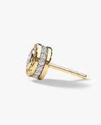 ROPES Gold Single Stud Earring with 0.43ct Diamonds