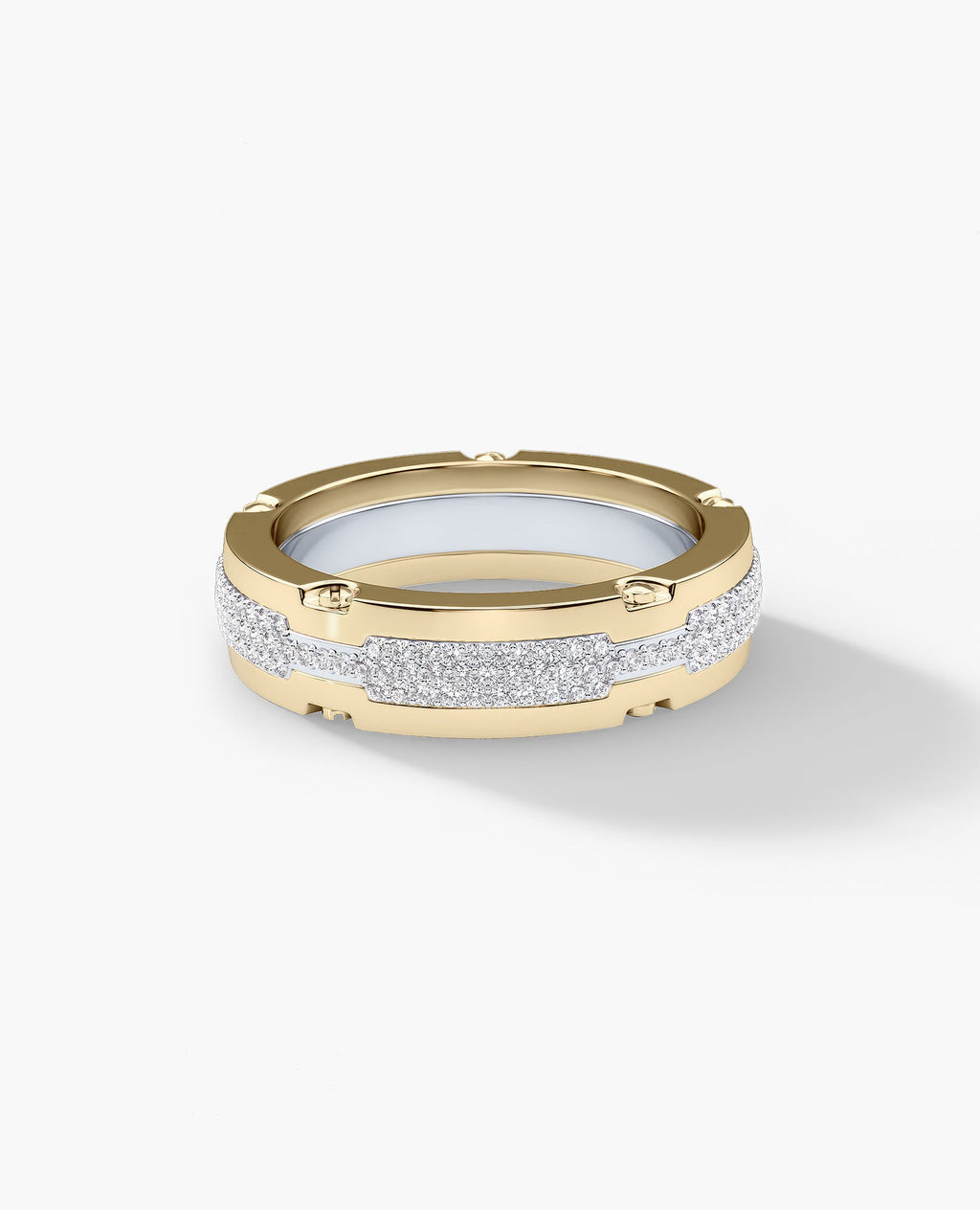 CABARRUS Two-Tone Gold Ring with 0.85ct Diamonds