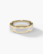 CABARRUS Two-Tone Gold Ring with 0.85ct Diamonds