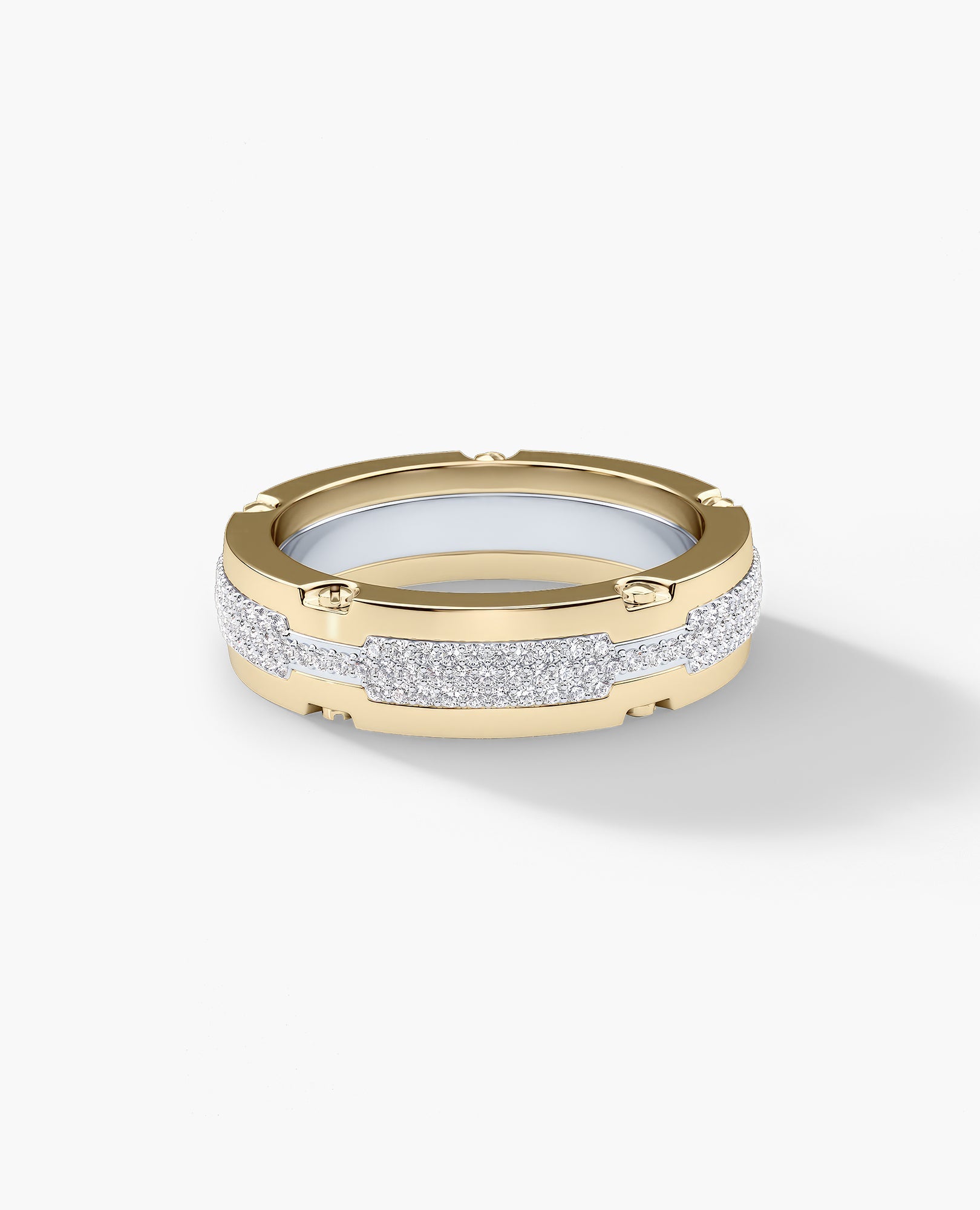 CABARRUS Two-Tone Gold Ring with 0.85ct Diamonds