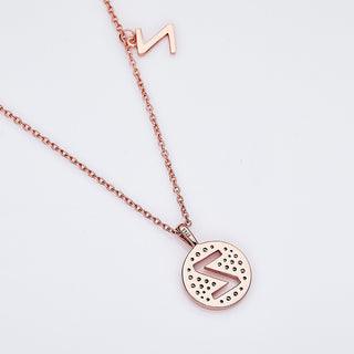 Personalized "Z" latter diamond necklace