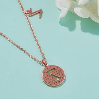 Personalized "Z" latter diamond necklace