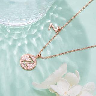 Personalized "Z" latter diamond necklace