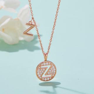 Personalized "Z" latter diamond necklace