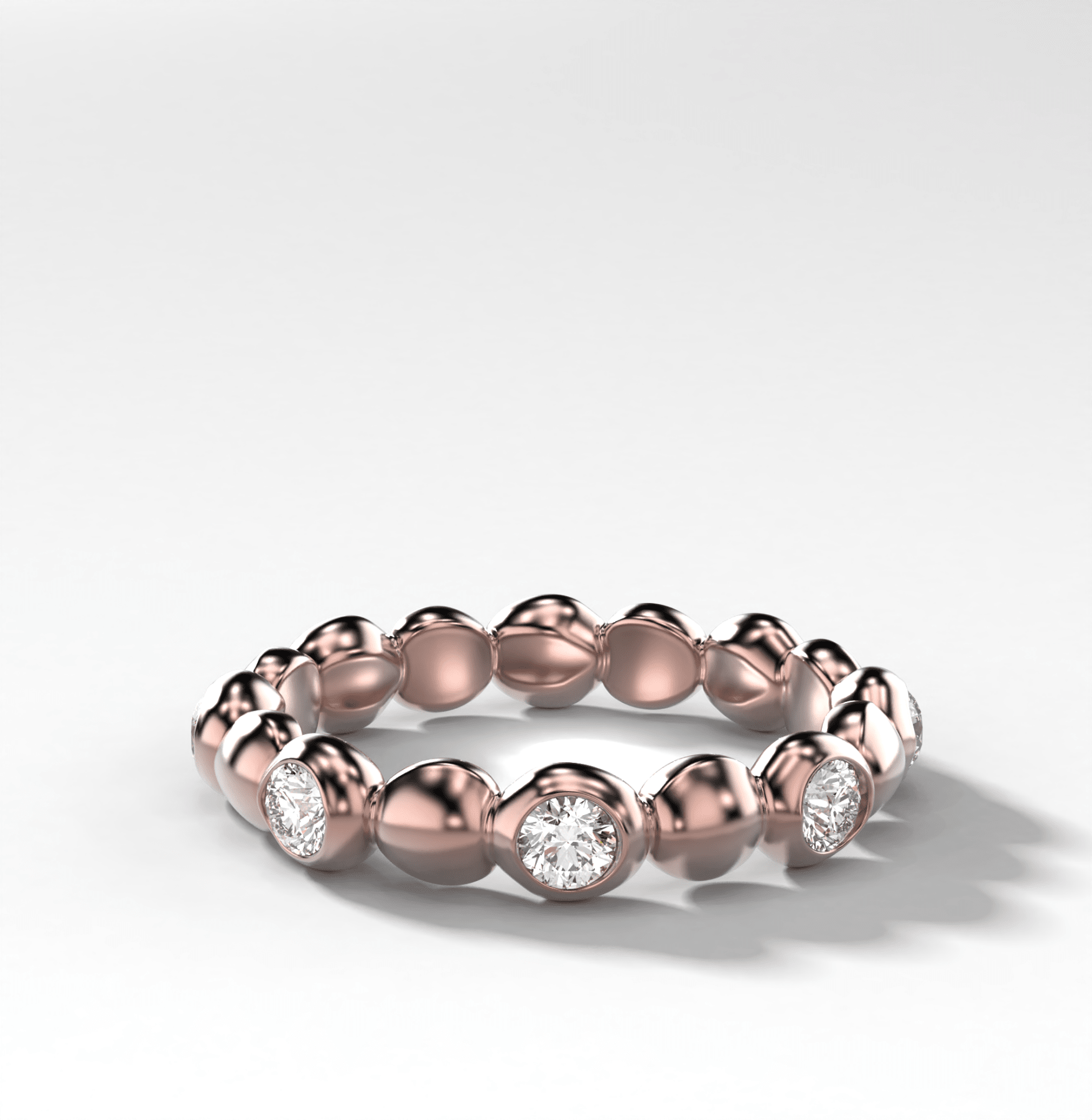 Alternating Bubble Eternity Band