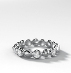 Alternating Bubble Eternity Band