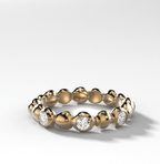 Alternating Bubble Eternity Band