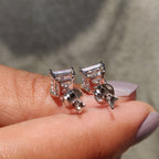Princess Cut Diamond Earrings