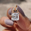 Asscher Cut Moissanite Pendant In Solitaire Style
