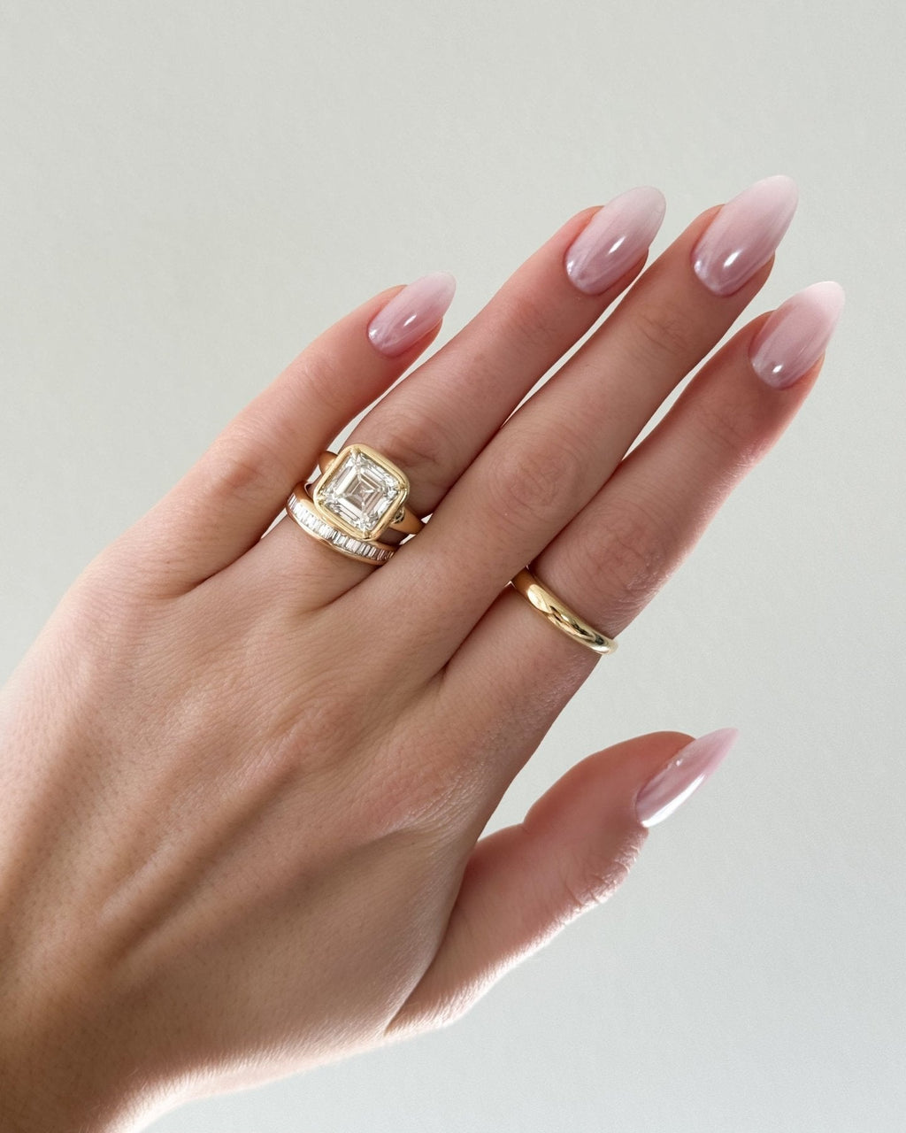 Baguette Channel Set Diamond Wedding Band