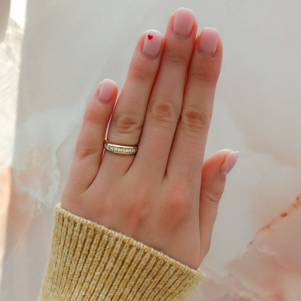 Baguette Channel Set Diamond Wedding Band