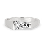 Tapered Baguette Engagement Ring
