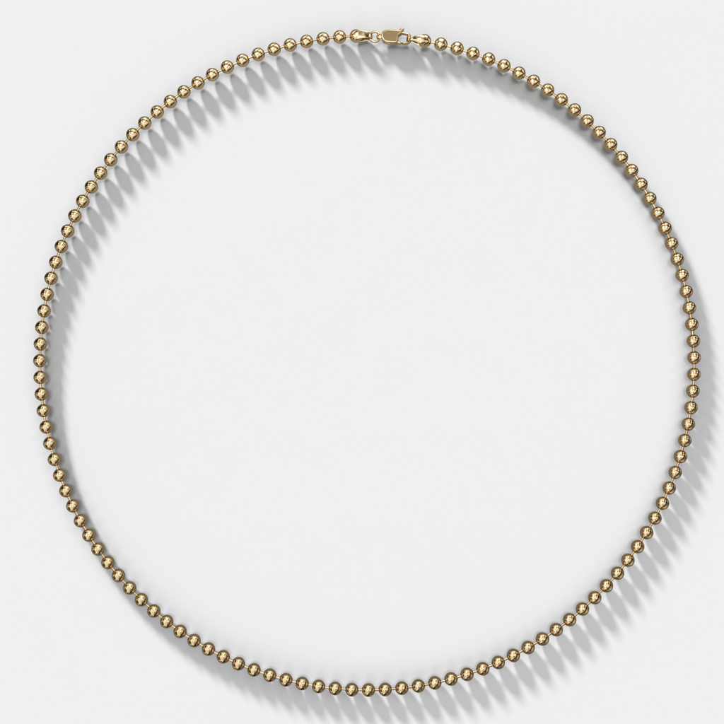 Beaded Chain (3mm)