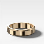 Beveled Edge Wedding Band 5mm