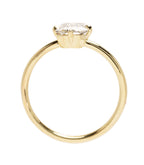 1.63 CT Emerald Cut Moissanite Solitaire Engagement Ring