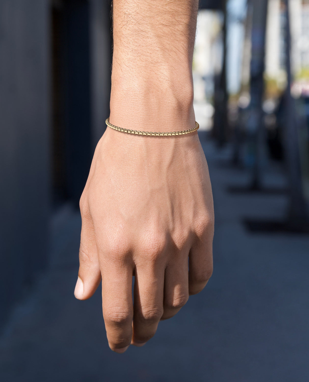 ROUND BOX Chain Bracelet - 2.5mm