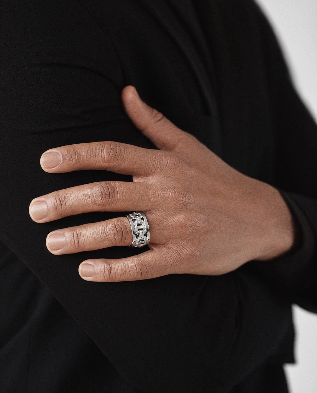 BRIGGS Gold Ring with 1.00ct Diamonds - Wide Version