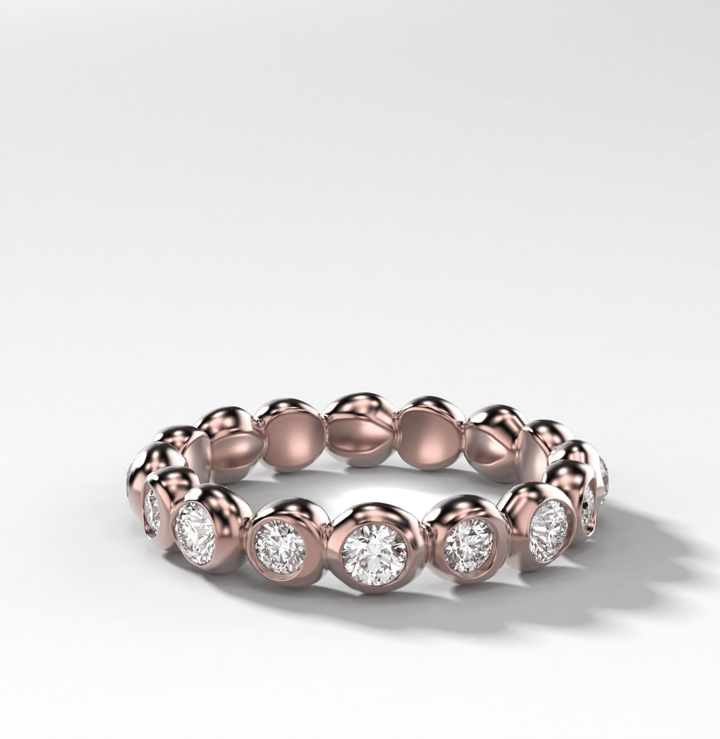 Bubble Diamond Eternity Band