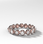 Bubble Diamond Eternity Band