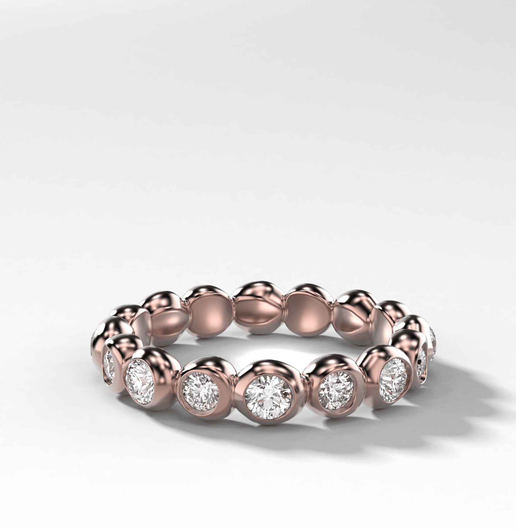 Bubble Diamond Eternity Band