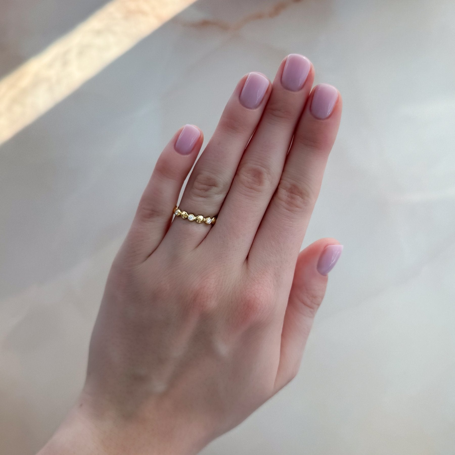 Bubble Diamond Eternity Band Secondary image