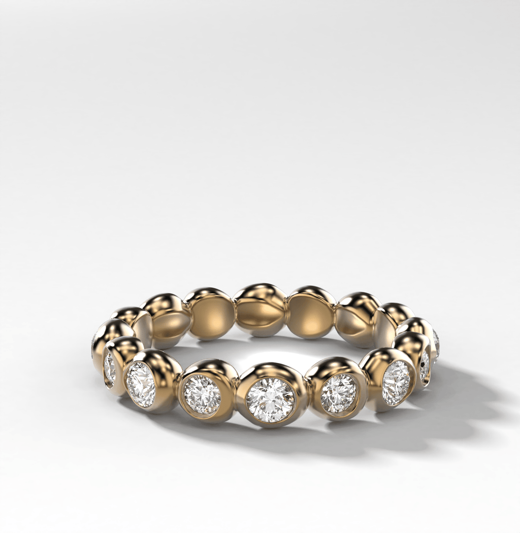 Bubble Diamond Eternity Band