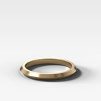 Butter Knife Edge Ring (2mm)
