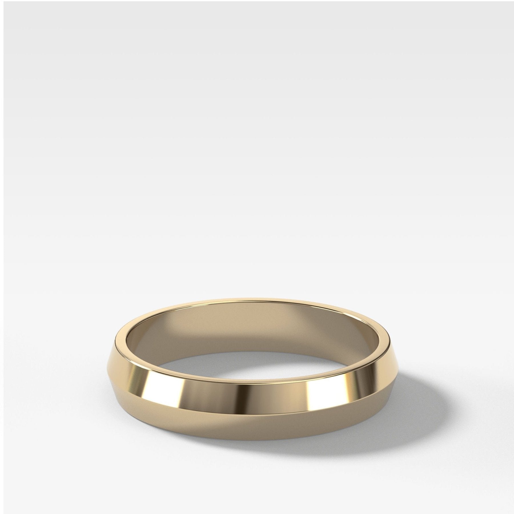 Butter Knife Edge Wedding Band (4mm)