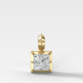 Button Back Princess Attachable Diamond Pendant