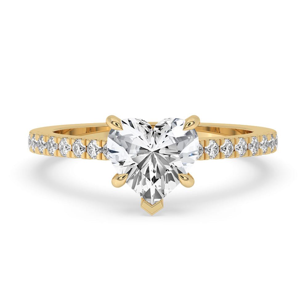 Heart Shaped Diamond Ring