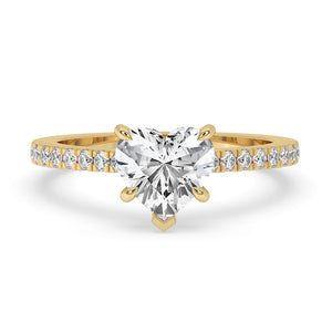 Heart Shaped Diamond Ring