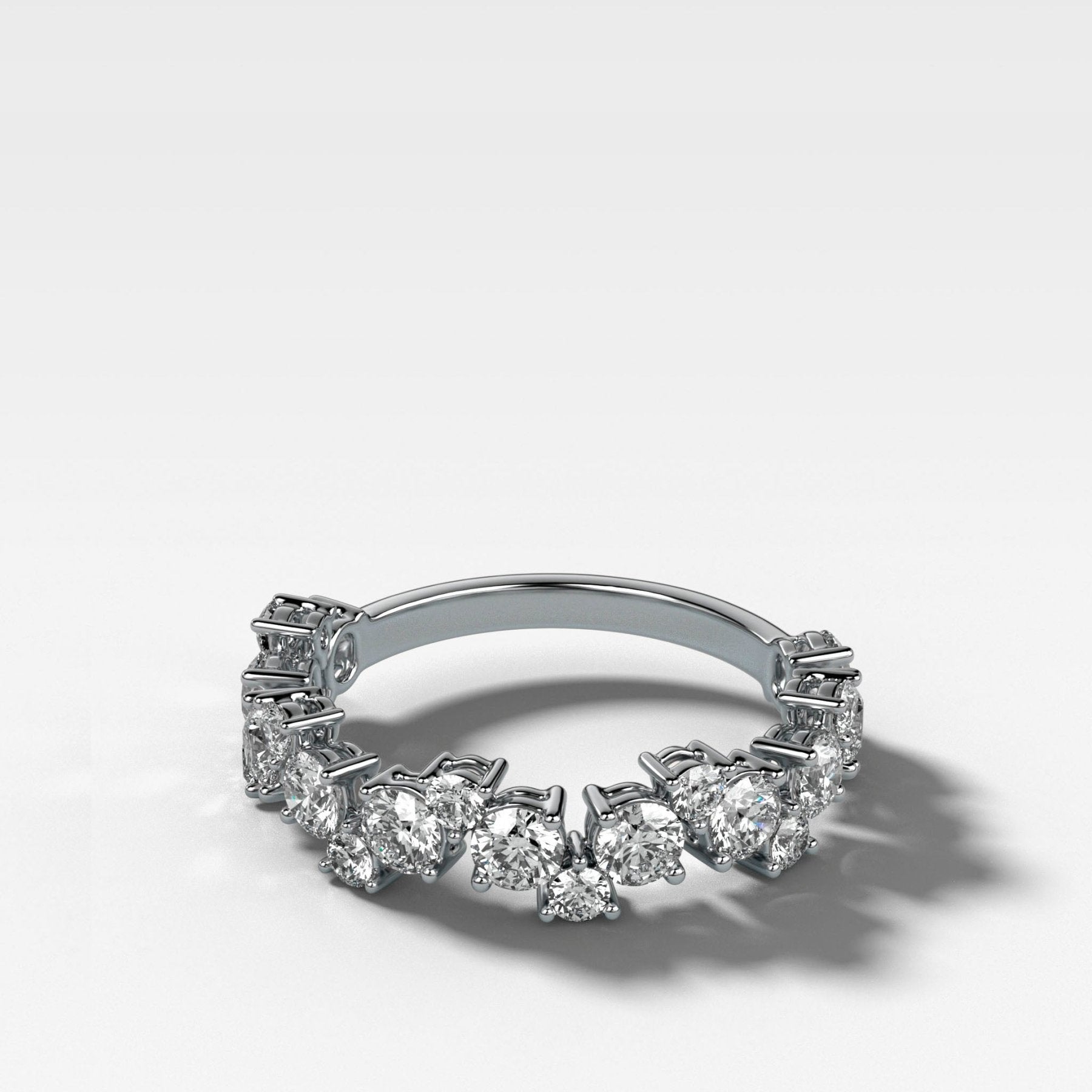 Celestial Round Diamond Wedding Band Secondary image