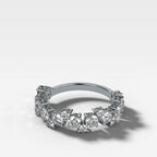 Celestial Round Diamond Wedding Band