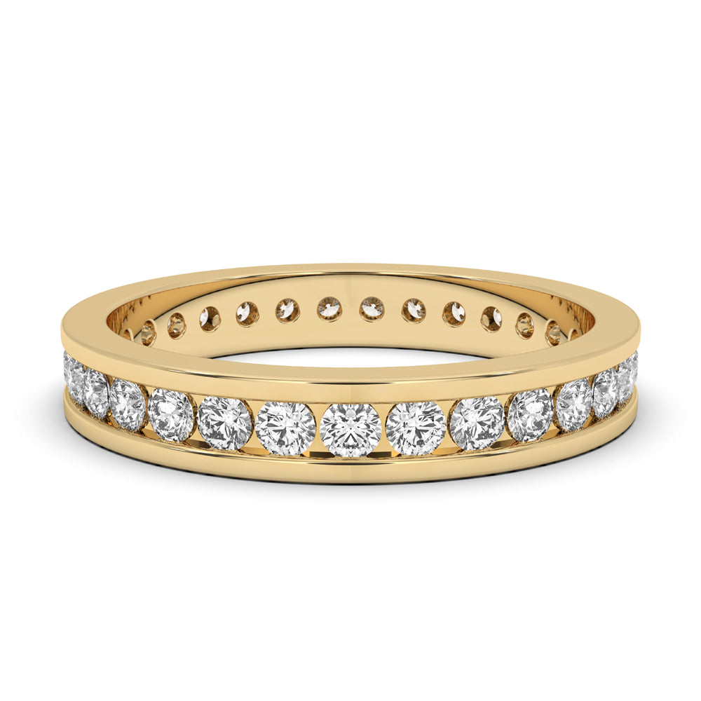 Channel Set Diamond Band Imagen principal del producto