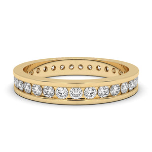 Channel Set Diamond Band