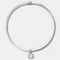 Classic East West Oval Attachable Diamond Pendant With Reversible Omega Chain (3mm)