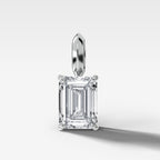 Classic Emerald Attachable Diamond Pendant