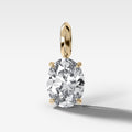 Classic Oval Attachable Diamond Pendant