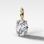 Classic Oval Attachable Diamond Pendant