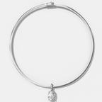 Classic Oval Attachable Diamond Pendant With Reversible Omega Chain (3mm)