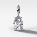 Classic Attachable Diamond Pendant with 3.05ct Lab Grown Pear Cut Diamond