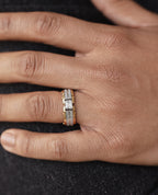 CLEBURNE Two-Tone Gold Statement Ring with 1.95ct Diamonds