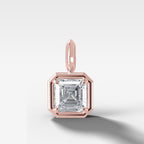 Club Asscher Attachable Diamond Pendant