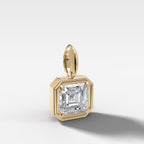 Club Asscher Attachable Diamond Pendant