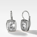 Club Dangle Earring with Elongated Cushion Cuts