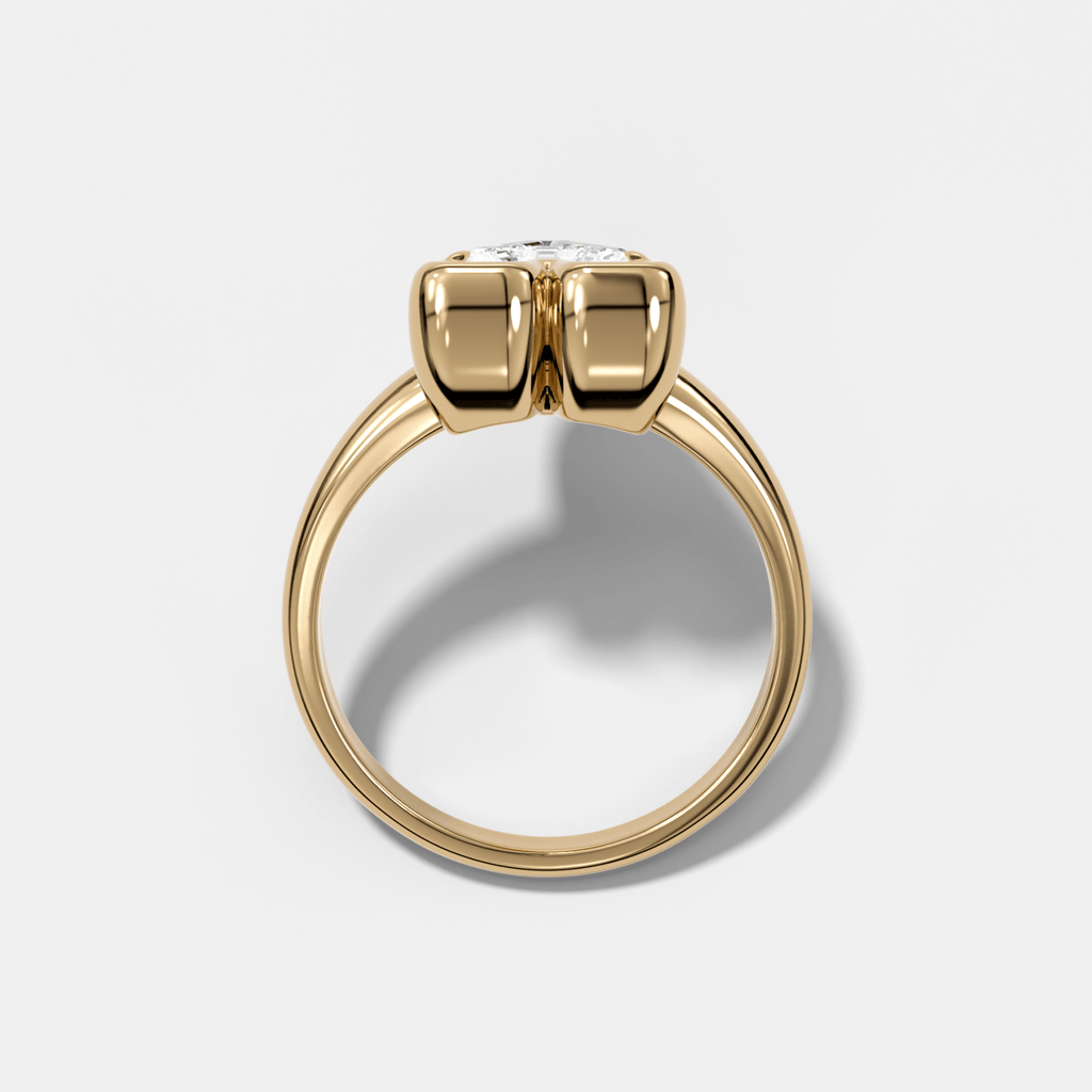 Club Diamond Initial Ring - Letter A